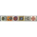 1960's 6 different values - #262 cancelled
