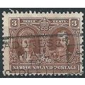 Newfoundland 1928 SG116 3c Brown Good Used . . ..