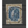 Malta.SG134 1s Indigo and Sepia.Fine Used.Dec19