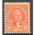 641 9c Thomas Jefferson Barely Clears MNH Q1822