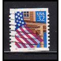 Used 2915Av 32c U.S. Flag Over Porch Fine CNS 4...