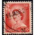 New Zealand 1954 Queen Elizabeth 3D Used Stamp ...