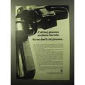 1970 High Standard Hombre Revolver Ad - Cutting Grooves