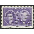 Canada 1951 Royal Visit 4c Violet SG440 GU