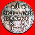 SCHLESWIG-HOLSTEIN (1784-): DENMARK ★ 1 SKILLIN...