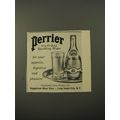 1954 Perrier Sparkling water Ad - For your appetite, digestion and pleasure