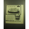 1958 B.F. Goodrich Nicer Ice Bucket Advertisement - An ice cube's best friend