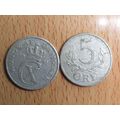 Denmark 1941 5 Ore Coin