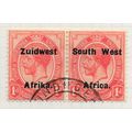 AFRICA SOUTH WEST 1923 SG30 1d ONE PENNY HORIZ ...