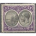 Dominica 1923 SG72 1d Black & Bright Violet Mou...