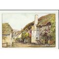 A911 Somerset PORLOCK Ship Inn Valentine "Art C...