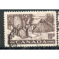 Canada stamps 1950 - SG 432 - 10c Drying Furs -...