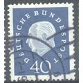 Germany 1959 - 40pf blue - President Heuss - used