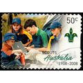 Australia 2008 Scouts 50c Used Stamp.