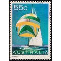Australia 1981 Sailing Yacht 55c Used Stamp 12 ...
