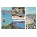 LLANDUDNO, CONWY, WALES used vintage postcard m...