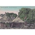 Monrovia Huts Of The Natives Hutten Antique Pos...