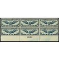C24, Mint VF NH 30¢ (Gum skips) Plate Block of ...