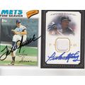 TOM SEAVER & PEDRO MARTINEZ JERSEY 2010/08 AUTO...