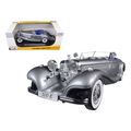 1936 Mercedes 500K Special Roadster Grey 1/18 D...
