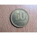Argentina 2009 50 Centavos Coin