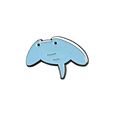 Stingray Pin Badge Lapel Brooch Collectable 3.4...