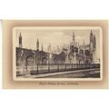 Sepia Postcard - King's College Screen & Chapel...