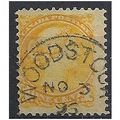Canada 1868 SG56b 1c Pale Orange-Yellow Very Fi...