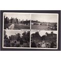 LONDON POST CARD - HAMPTON COURT MULTIVIEW USED...