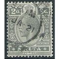 Malta 1914 SG75 2d Grey Fine Used ... .