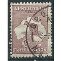 Australia 1935 SG134 2/- Maroon Fine Used . . ..