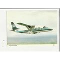 Aviation BRITISH MIDLAND SD360 Postcard by Skil...