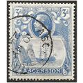 Ascension Island 1924 SG14 3d Blue FIne Used . ..