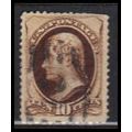 Used 187 10c Thomas Jefferson Fine RA0340