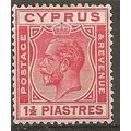 Cyprus 1925 SG120 1 1/2pi Scarlet Crown Colony ...