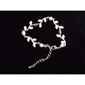 Gorgeous Dainty Silvertone Bracelet