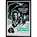 SNAKE WOMAN, The (1961) original US 1 sheet pos...