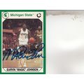 EARV9IN "MAGIC" J0HNSON 1990 AUTOGRAPHED MICHIG...