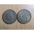 Netherlands 1978 5 Cents Coin