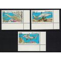 Somalia Sharks 3v Corners 2003 MNH