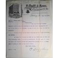 1902 P. Duff & Sons, Inc., Pittsburg, PA - lett...