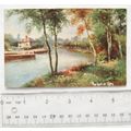 1908 postcard The Lock at Iffley