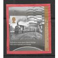 GB 2014 BOOKLET PANE 1st NVI STEAM LOCOMOTIVE W...