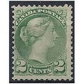 Canada 1878 SG78 2c Grass Green Mounted Mint...