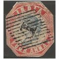 India 1854 SG24 4a Pale Blue & Pale Red Head Ty...