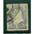 Used 212 1c Benjamin Franklin Barely Clears M01444