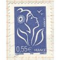 France 2005 - 55c bright blue - Marianne of Lam...