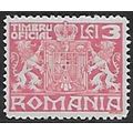 Di Mi 32: 3 L. rose Official Stamp: Arms of Rom...