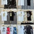 Chic Two Pieces Design Women's T-Shirt & Pleate...