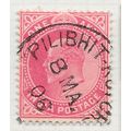 INDIA 1902 KE7 ONE ANNA PILIBHIT - POSTMARK